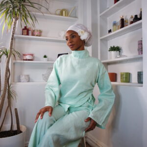 Lila Linen Pants Set